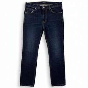 Everlane Dark Wash Straight Leg Jeans Organic Cotton Denim 34x28